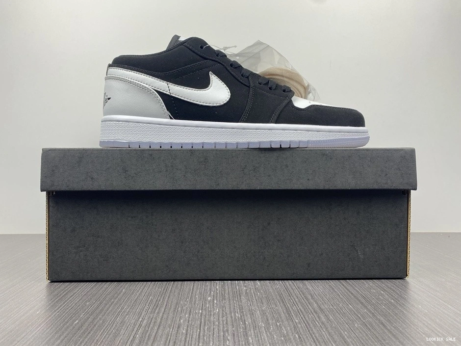 Reps Air DH6931-001 White 1 Low Jordan Black 0509